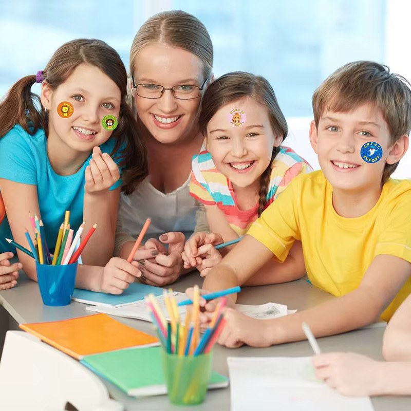 TMZ Motivierende Briefpapieraufkleber Set, Selbstklebende DIY-Scrapbook-Aufkleber für Schüler und Belohnungen, Mehrfarbig - Bild 3