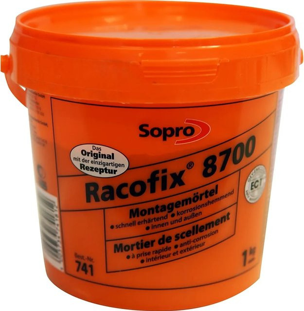 Sopro Racofix 8700 Montagemörtel, schnell erhärtend, 1 kg - Bild 1