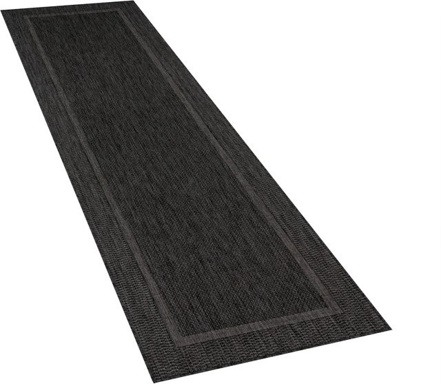 In- & Outdoor-Teppich Romana Anthrazit B/T: 80 x 250 cm - Bild 1