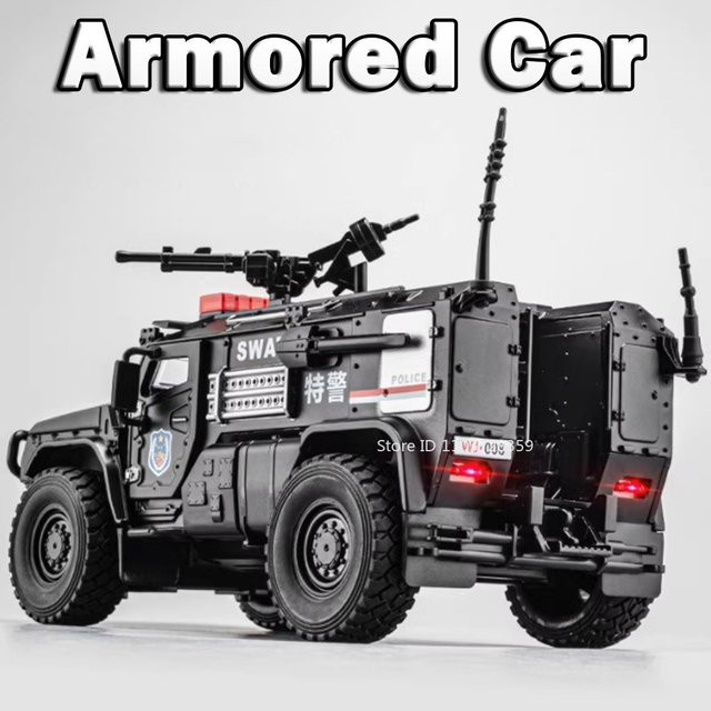 MAKEDA Sabertooth Gepanzertes Auto Modell, 1:32, Metall, mit Licht und Sound - Bild 1