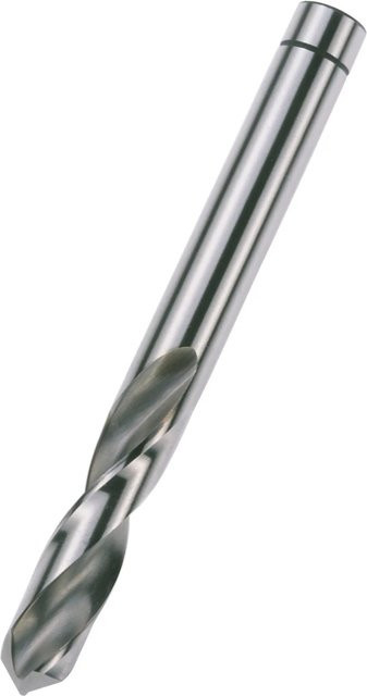 LUX-TOOLS HSS-Cobalt Metallbohrer in Silber mit Messing-Details Durchmesser: 10 mm, Länge: 89 mm - Bild 1