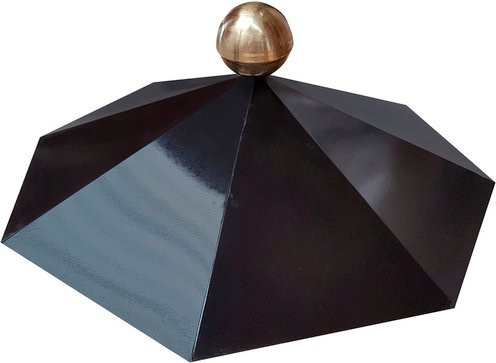 WOLFF Pavillonhaube Kreta 8/8 XL in Schwarz - Bild 1