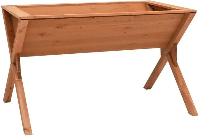 vidaXL Hochbeet aus Tannenholz in Braun, B/T/H: 90 x 55 x 56 cm - Bild 1