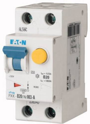 Eaton RCBO FI-Schutzschalter und Leitungsschutzschalter 2polig 20 A 0,03 A 240 V/AC in Weiß - Bild 1