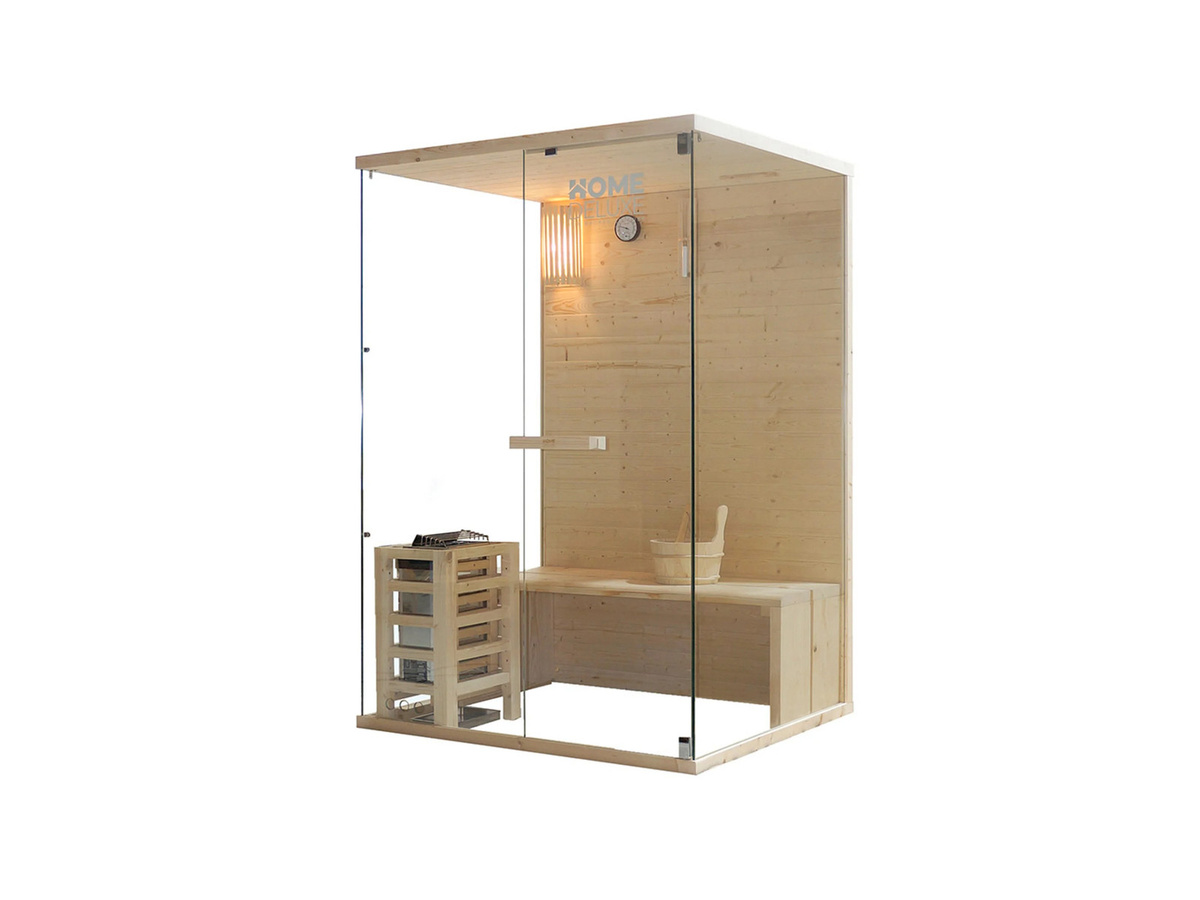 HOME DELUXE Traditionelle Finnische Sauna ARUNA M in Braun - Bild 3