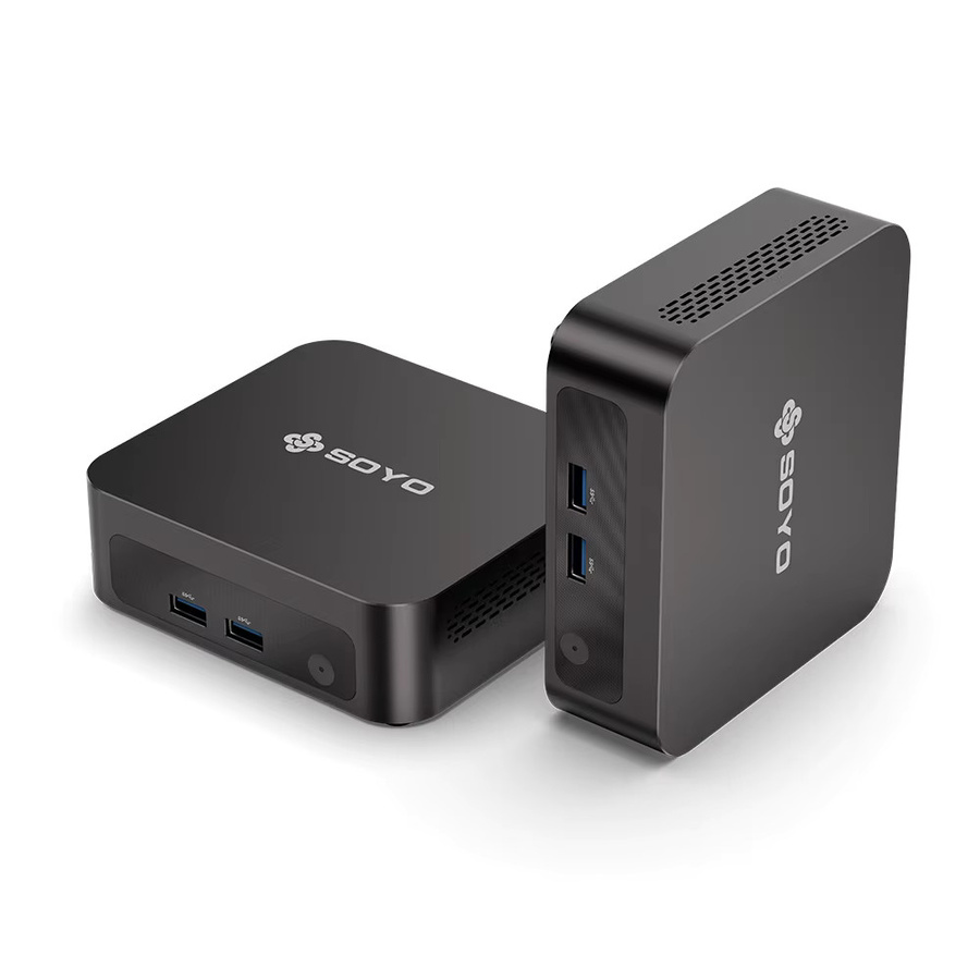 SOYO Mini-PC Y5 PLUS Desktop-Computer mit Intel Core i7 4600U, 8 GB RAM, 128 GB ROM, Windows 11 Pro, WiFi und Bluetooth, Schwarz - Bild 5