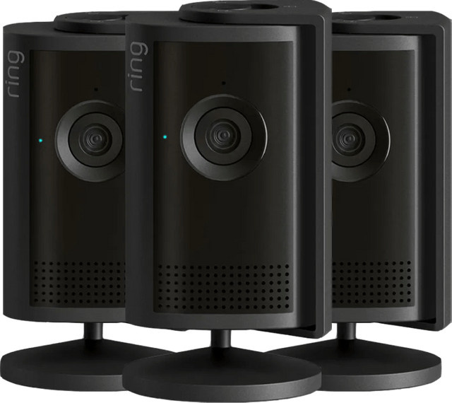 Ring Indoor Camera Plus Schwarz 3er-Pack Wi-Fi Überwachungskamera - Bild 1