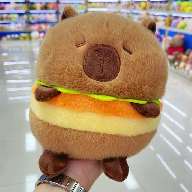 Joyful toys Capybara Plüschtier Puppe, 23cm, Braun - Bild 1