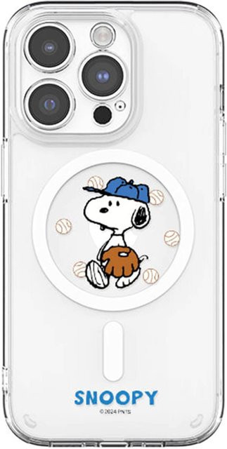 Magnetische Snoopy Handyhülle für Samsung Galaxy S25 S24 S23 S22 S21 Ultra Plus FE A56 A55 A54 A36 A35 A26 A16 A15 Transparent Hartschale - Bild 1