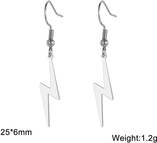 YULIN Creolen, Edelstahl, Gold, Unisex - Bild 1