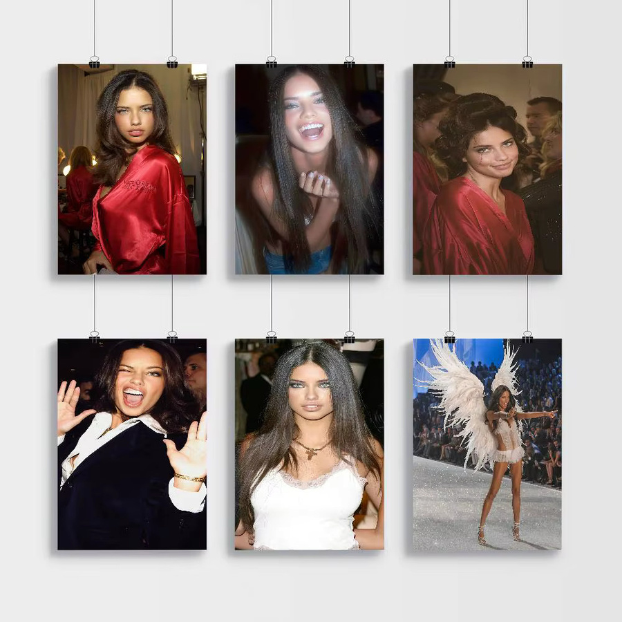 Moetch Adriana Lima Anime-Poster, wasserfester Papieraufkleber, mehrfarbig, rechteckig - Bild 2