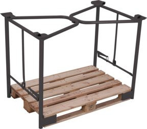 VarioFit Palettenaufsatz Typ 65K aus Stahl in Anthrazit RAL 7016 - Bild 1