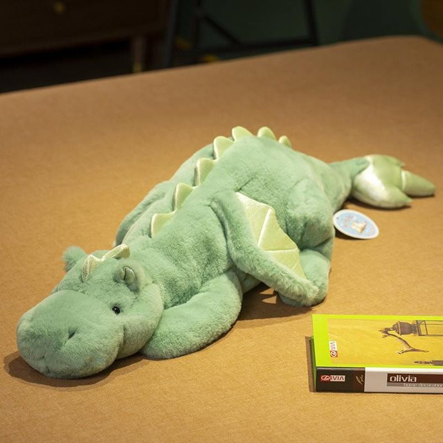 Yiran toy Fliegender Drache Plüschtier, Dinosaurier, Flugsaurier, Grün - Bild 1