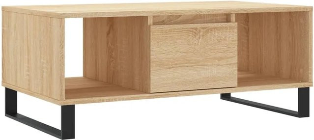 vidaXL Couchtisch modern in Sonoma-Eiche, B/T/H: 90 x 50 x 36,5 cm - Bild 1