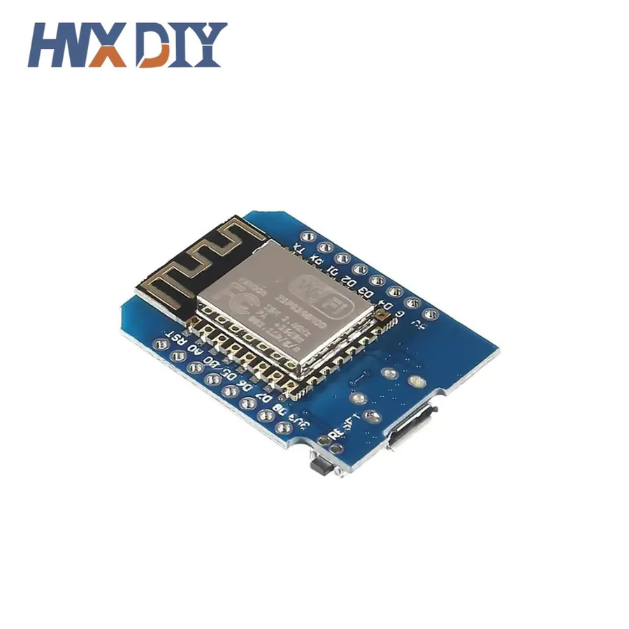 WeMos D1 Mini ESP8266 ESP-12F WiFi Entwicklung Board mit Type-C und Micro USB Anschluss in Blau - Bild 3