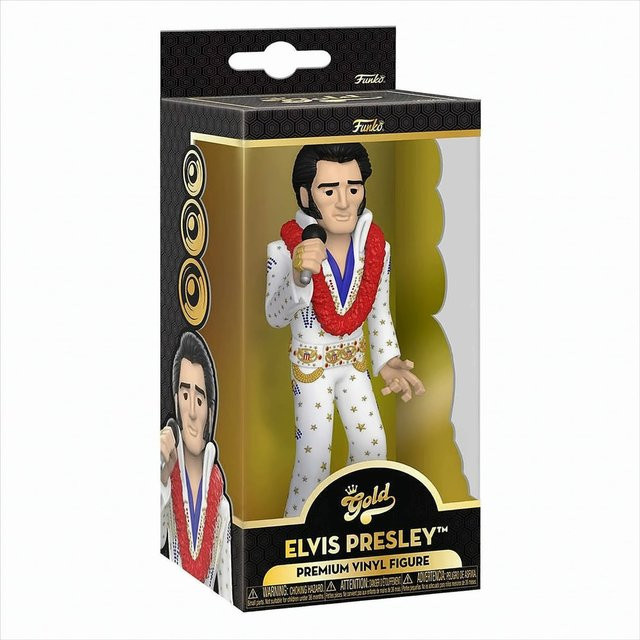 Funko Gold Elvis Presley, Einzelfigur, 13 cm - Bild 1