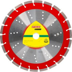Klingspor DT 900 BX Diamanttrennscheibe für Beton in Rot, Durchmesser: 350 mm, Dicke: 3 mm, Bohrung: 25,4 mm - Bild 1
