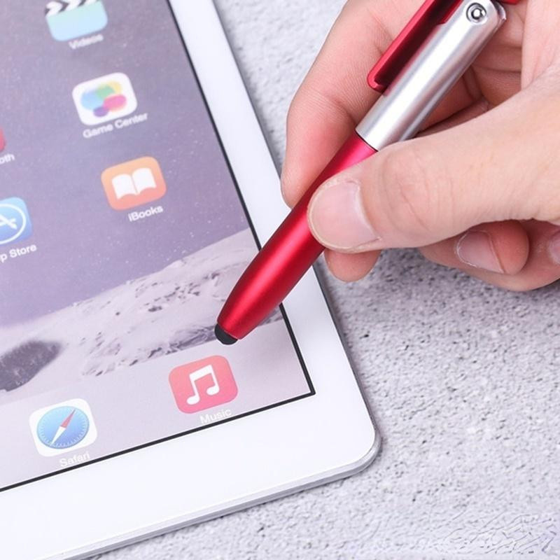 Xiao Home 4-in-1 Faltbarer Kugelschreiber mit Stylus, Taschenlampe und Handy-Halterung in Blau - Bild 3