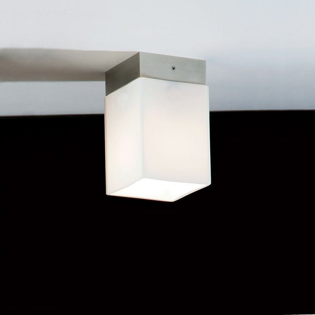 Top Light Quadro Short Deckenleuchte in Weiß mit silbernen Akzenten und Glaselementen - Bild 1