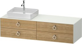 Duravit Waschtischunterschrank White Tulip in White, Breite: 160 cm, Tiefe: 55 cm, Höhe: 40,8 cm - Bild 1