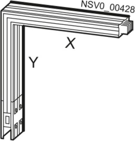 Siemens Schienensystem Knie hinten BD2A-400-LH Aluminium Lichtgrau - Bild 1