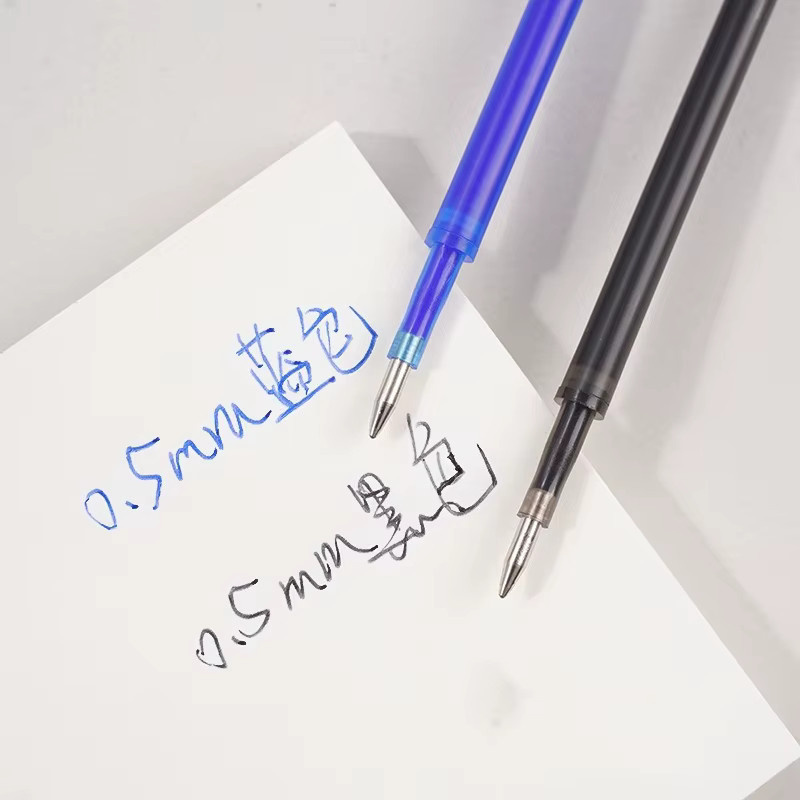 Genkky Löschbare Gelstift-Nachfüllungen in Blau, 0,5 mm Stärke, Länge: 110 mm - Bild 3