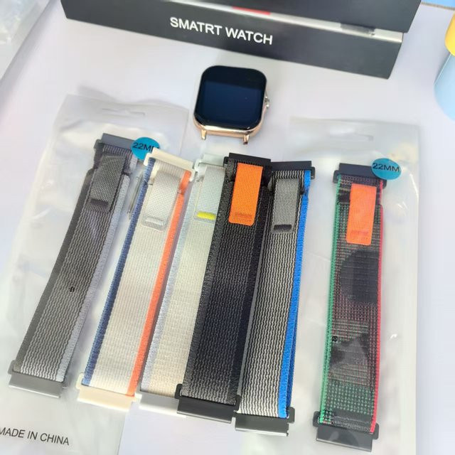 Trail Loop Strap Sportarmband, Textil/NATO, Schwarz - Bild 1