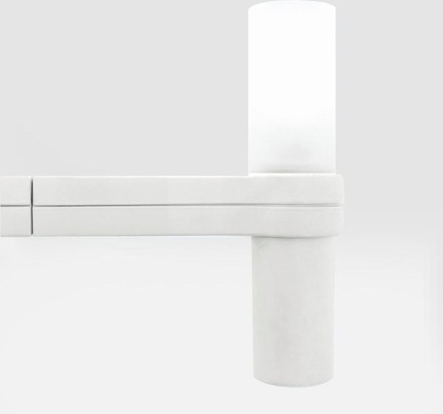Nemo Lighting Crown 4 Wandleuchte Weiß mit Glaselementen - Bild 1