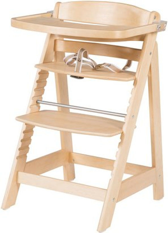 Roba Treppenhochstuhl Sit Up Fun in Beige aus Holz - Bild 3