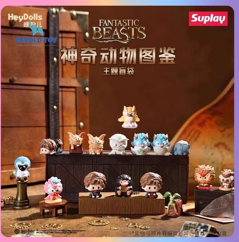 Suplay Fantastic Beasts Blind Box Harry Potter Mystery Box mit Niffler, Bowtruckle, Beans und Demiguise Figuren, mehrfarbig - Bild 1