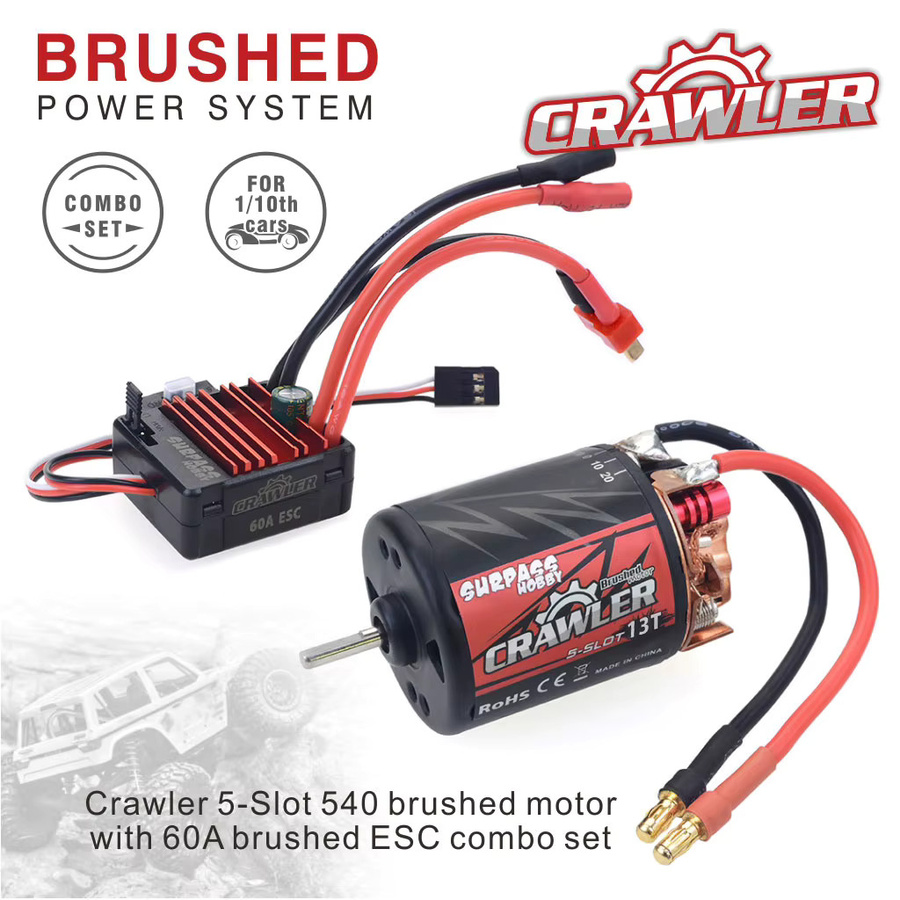 Übertreffen Hobby Motor 60a esc für Traxxas Trx4 Trx6 Wltoys RC Auto Boot - Bild 2