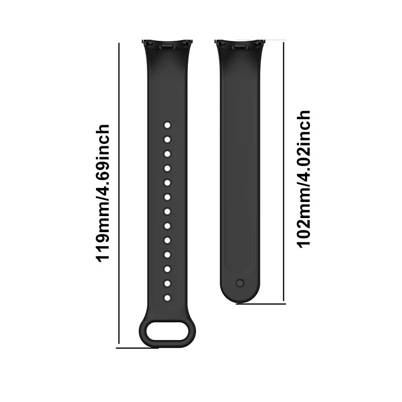 Xiaomi Uhrenarmband Silikon, Schwarz, Unisex - Bild 4
