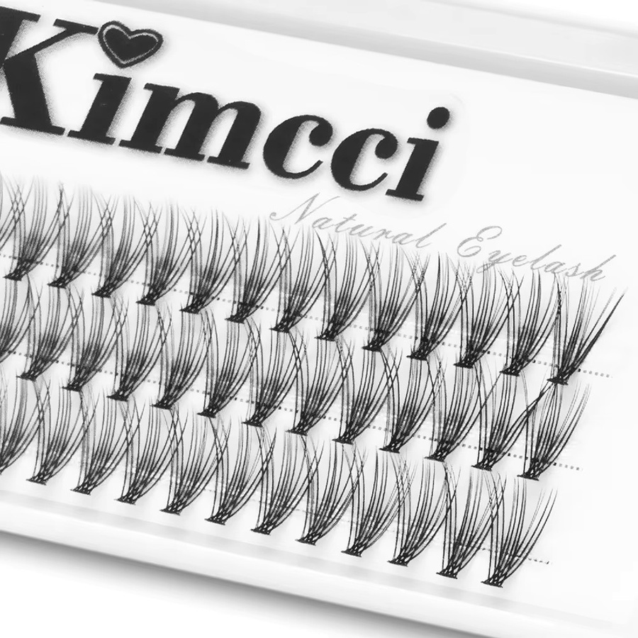 Kimcci Einzelwimpernverlängerung, 3D, Black, Unisex - Bild 3