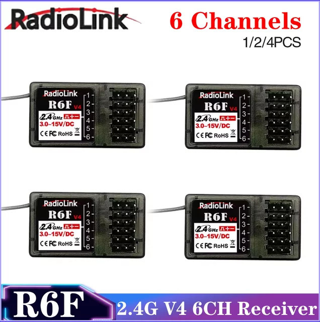 RadioLink R6F 2,4G V4 6CH Empfänger, Modell Teile - Bild 1