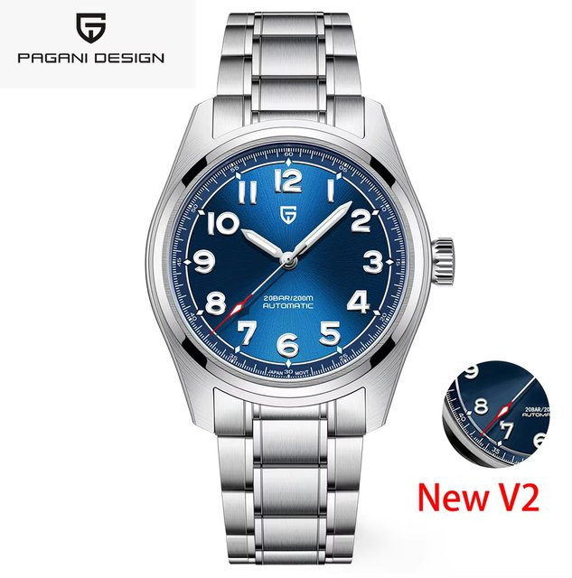 PAGANI Design Automatik-Mechanische Uhr, Edelstahl, Herren - Bild 1