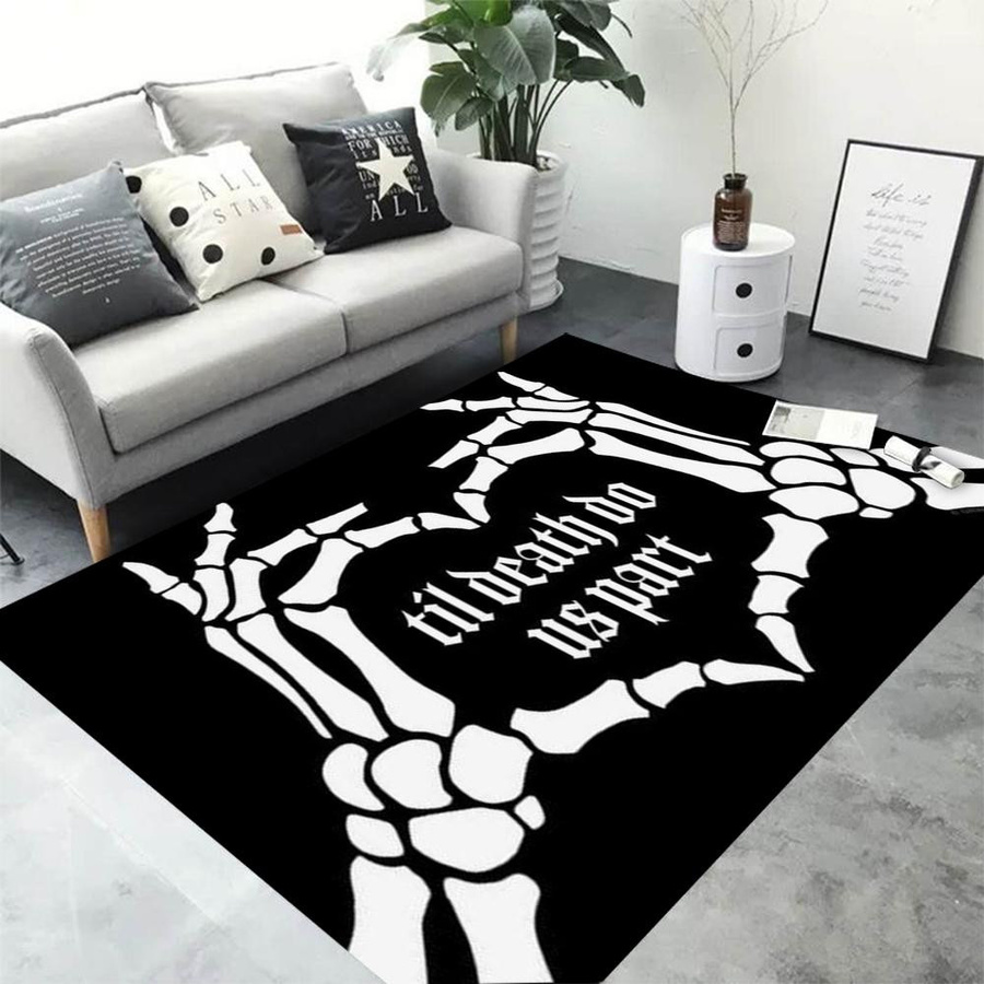 TBand Black S-Sabbath Muster Teppich aus Polyester für Wohnzimmer und Schlafzimmer B/H: 60 x 40 cm - Bild 2