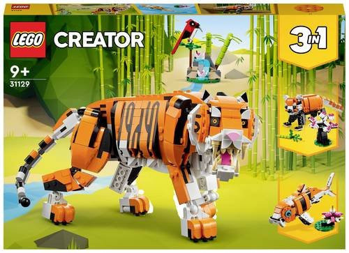 LEGO Creator Majestätischer Tiger 31129 Bauset für Kinder ab 9 Jahren