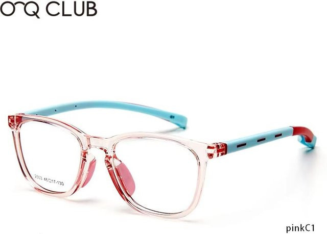 O-Q CLUB 2501 Korrektionsbrille, Kinder, Vollrand, rechteckig, TR90, white - Bild 1
