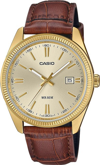 Casio Armbanduhr, Quarz, Gold, 38 mm, Herren - Bild 1