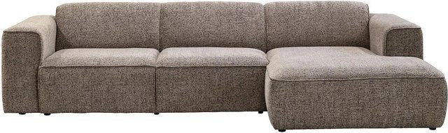 Vente-unique Sofa Tejami in Taupe und Beige, L-Form, Stoff, Breite: 322 cm - Bild 1