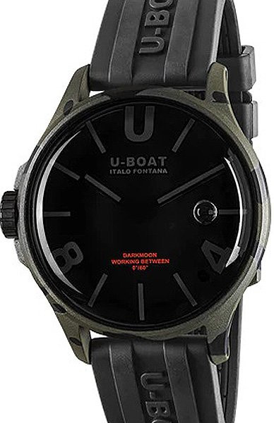 U-Boat Herrenuhr, Quarz, Edelstahl, 40 mm, Schwarz, 5 ATM - Bild 1