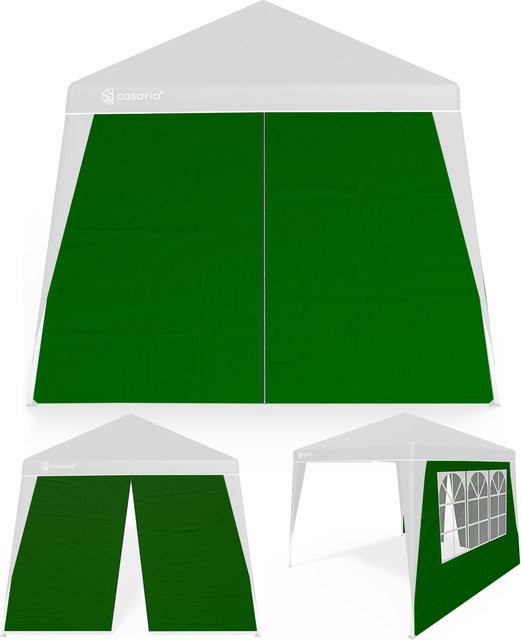 Seitenwand für Faltpavillon Capri 2er-Set Grün B/H: 3 x 3 m - Bild 1
