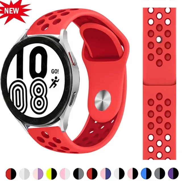 Uhrenarmband Silikon, Unisex, 22 mm, 20 mm - Bild 1