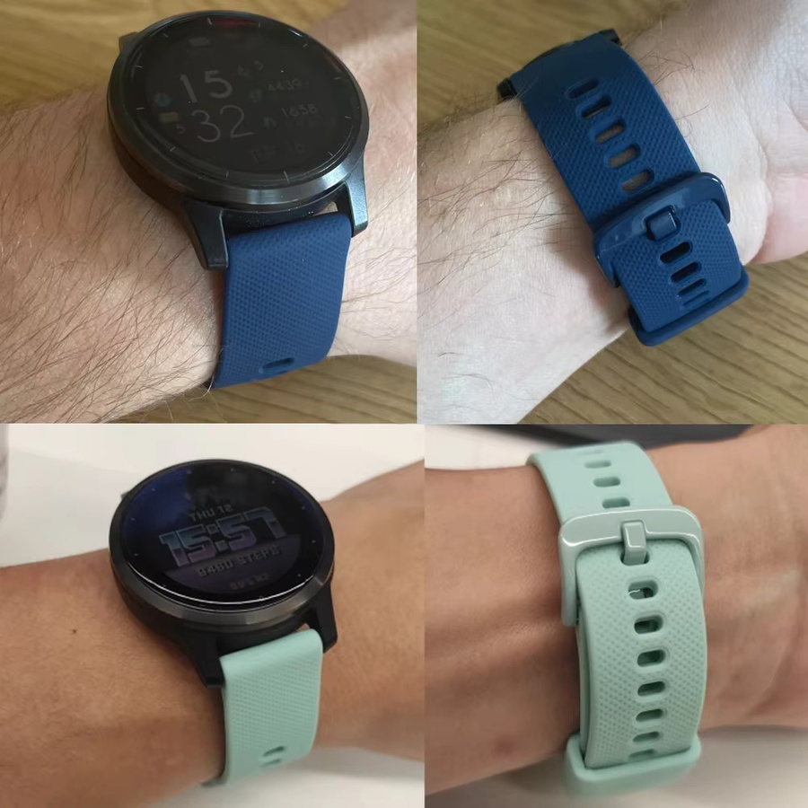 Uhrenarmband Silikon, 20 mm, 22 mm, Unisex - Bild 3