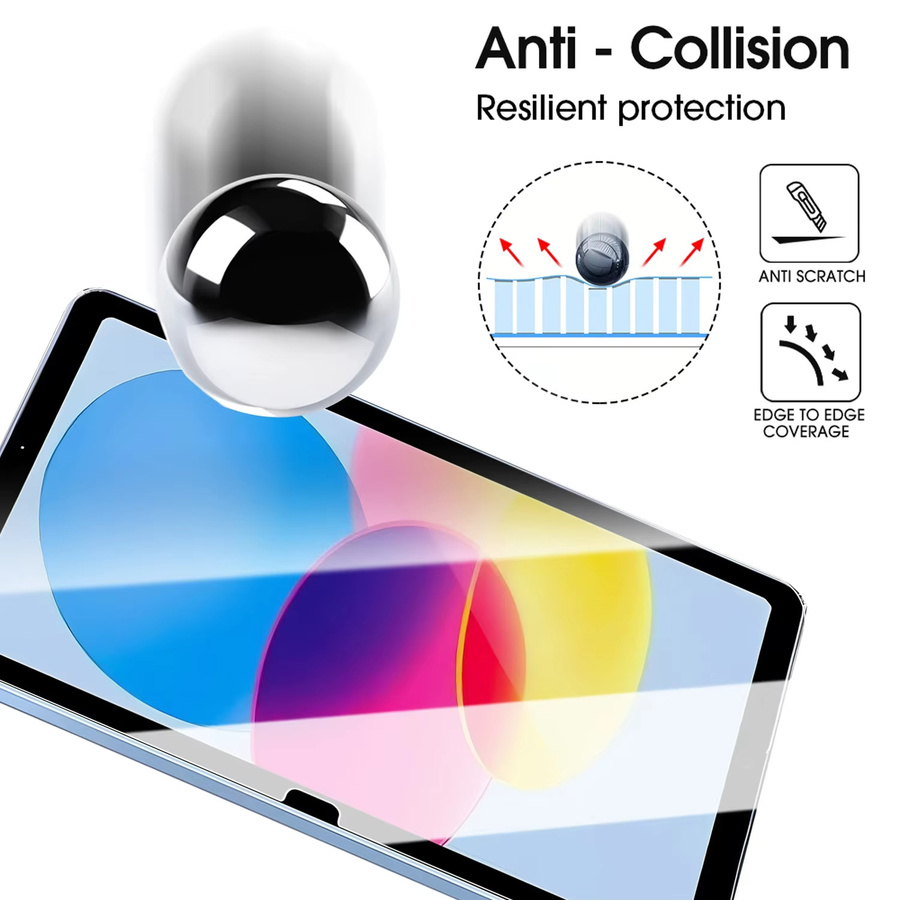 Apple iPad 11. Generation und Air 11/13 M3 HD Displayschutzfolie aus gehärtetem Glas, 9H Härte, transparent - Bild 5
