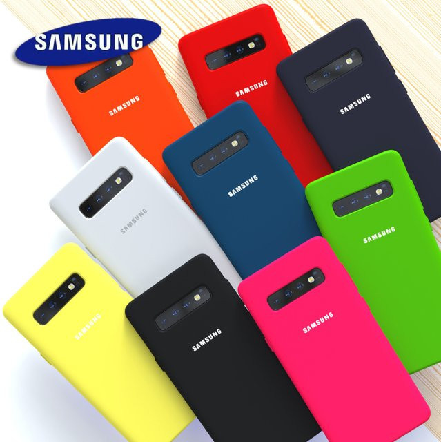 Stoßfeste Silikon Schutzhülle für Samsung Galaxy S10 S20 S21 S22 Plus S10Plus S10E A55 A54 A35 A34 A13 in Schwarz - Bild 1