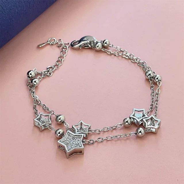 Armband 925 Silber, Perle, Zirkonia, Damen - Bild 1