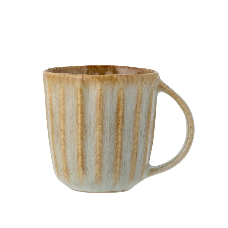 Bloomingville Keramikbecher Fleur in Natur mit 350 ml Fassungsvermögen - Bild 1