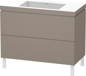Duravit Waschtischunterschrank L-Cube c-bonded mit 2 Auszügen, Breite: 100 cm, Tiefe: 48 cm, Höhe: 69,8 cm - Bild 1