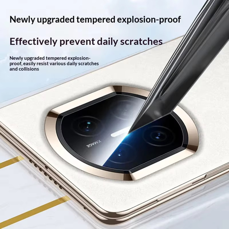 Transparenter Kameraschutz aus gehärtetem Glas für Huawei Mate X7 mit Installationswerkzeug und Anti-Scratch-Schutz - Bild 3